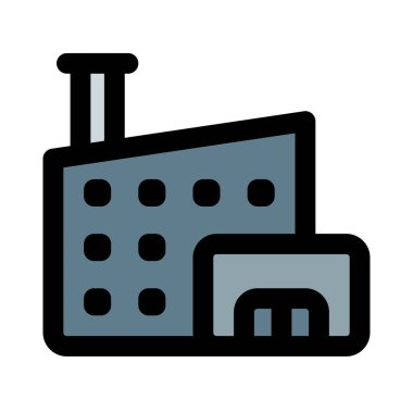 Geniş altyapısı olan büyük ölçekli bir fabrika..