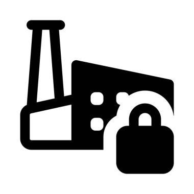 Güvenlik için fabrikayı kilitleyin..