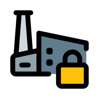 Güvenlik için fabrikayı kilitleyin..