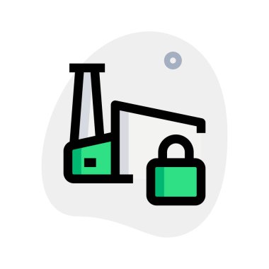 Güvenlik için fabrikayı kilitleyin..