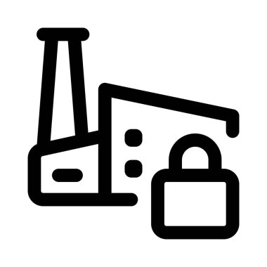 Güvenlik için fabrikayı kilitleyin..