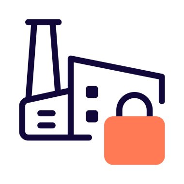 Güvenlik için fabrikayı kilitleyin..