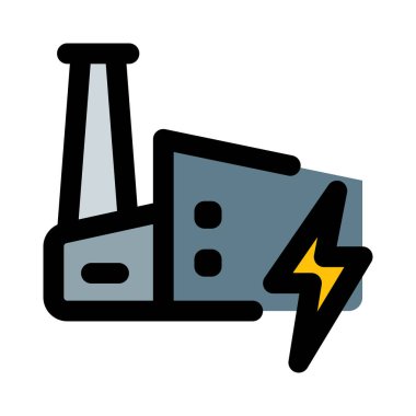 Endüstriyel tesis için elektrik gerekli.