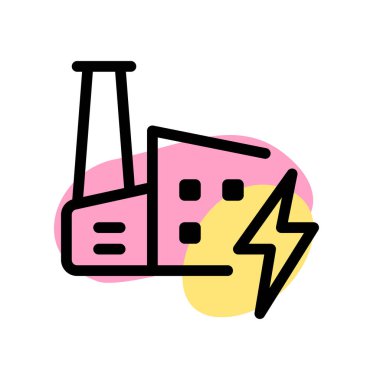 Endüstriyel tesis için elektrik gerekli.