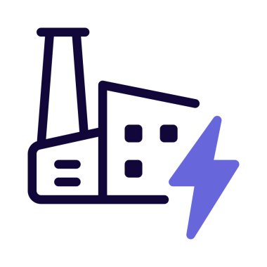 Endüstriyel tesis için elektrik gerekli.