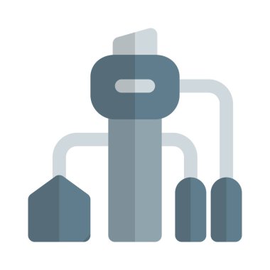 Fabrikada üretim ekipmanlarının uygulanması.