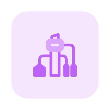 Fabrikada üretim ekipmanlarının uygulanması.