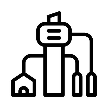 Fabrikada üretim ekipmanlarının uygulanması.