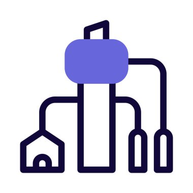 Fabrikada üretim ekipmanlarının uygulanması.