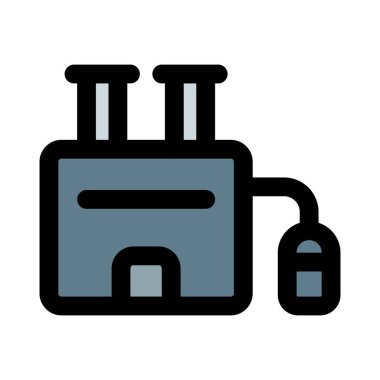 Fabrika, üretim malları için bir bina..