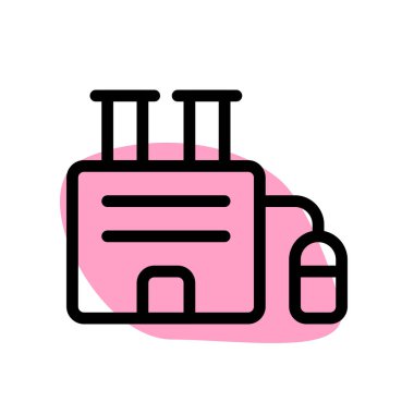 Fabrika, üretim malları için bir bina..