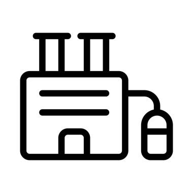 Fabrika, üretim malları için bir bina..