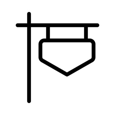 Müşteri çekmek için asma işareti.