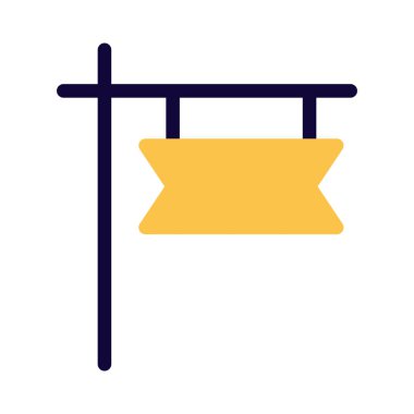 İndirim tekliflerini bir mağazanın dışında gösteren imza.