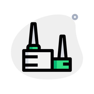 Üretim endüstrisi dış bölgede yer almaktadır.