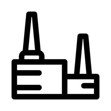 Üretim endüstrisi dış bölgede yer almaktadır.