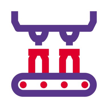 Şişeleri üretmek için taşıma bandı kullanılıyor..