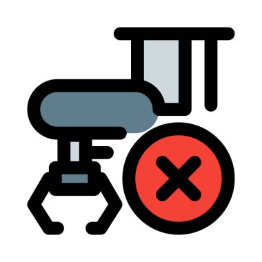 Fabrikanın otomatik üretim makinesini sökmesi.