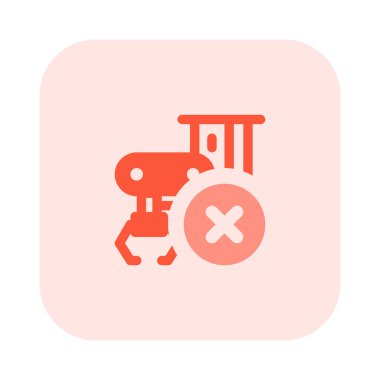 Fabrikanın otomatik üretim makinesini sökmesi.