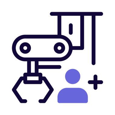 Üretim endüstrisindeki makineler işçiler tarafından çalıştırılıyor..