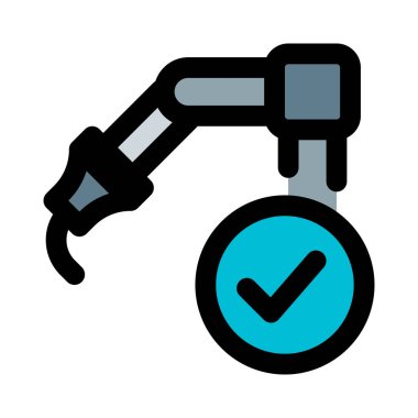 Gelişmiş mekanik kol fabrikaya kurulum için hazırlandı.