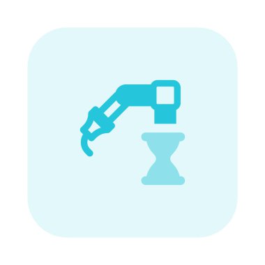 Robot kollu daha yüksek miktarda malzeme..