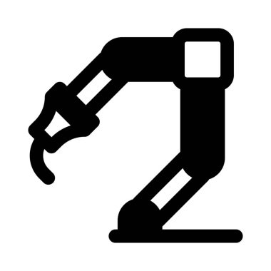 Mekanik kol, kaldırmak için akıllı bir robot kullanımı.