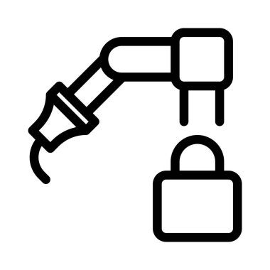 Kilit sistemi mekanik kolda yüklendi.