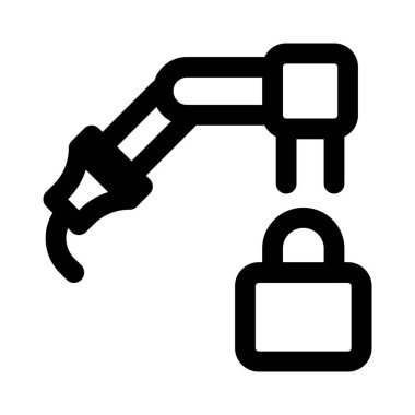 Kilit sistemi mekanik kolda yüklendi.