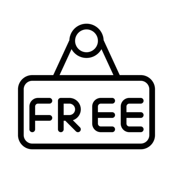 Бесплатный Сервис Указанный Висячей Вывеске — стоковый вектор