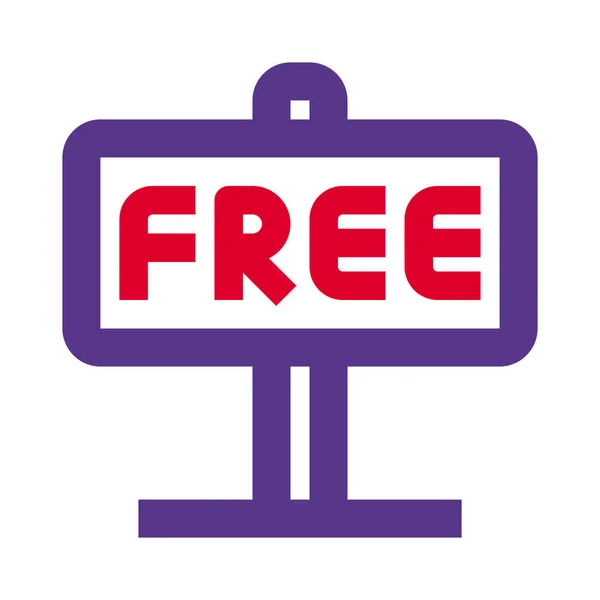 Бесплатный Сервис Рекламируемый Доске Объявлений — стоковый вектор