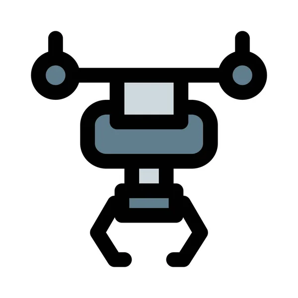 Robot Programable Automatizado Para Fabricación — Vector de stock