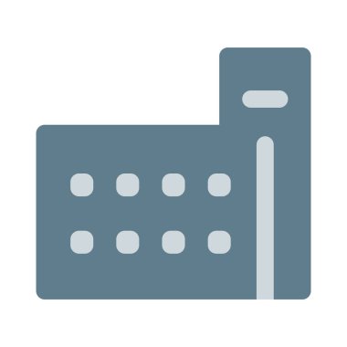 Bir sürü penceresi olan geniş modern bina..