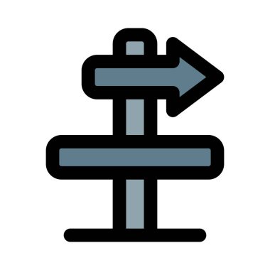 Sürücüler için faydalı yönlü oklar.