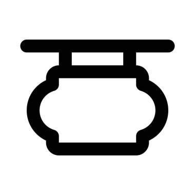 Salon dışı için klasik tasarım işareti