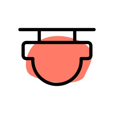 Reklam için pano monte edildi.