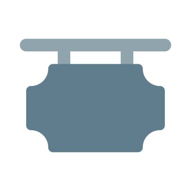 Mağaza promosyonu için çekici tabela.