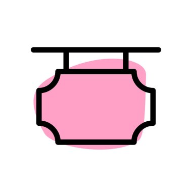 Mağaza promosyonu için çekici tabela.