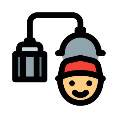 İşlem bir slayt işçisi tarafından yürütülüyor..