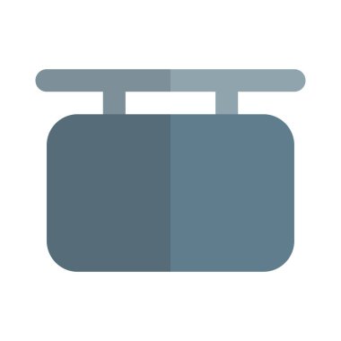 Reklam panosu monte edilmiş..