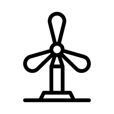 Yel değirmeni elektrik kaynağı olarak kullanılıyor.