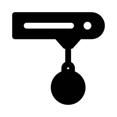 Vinçten sarkan yıkım topu.