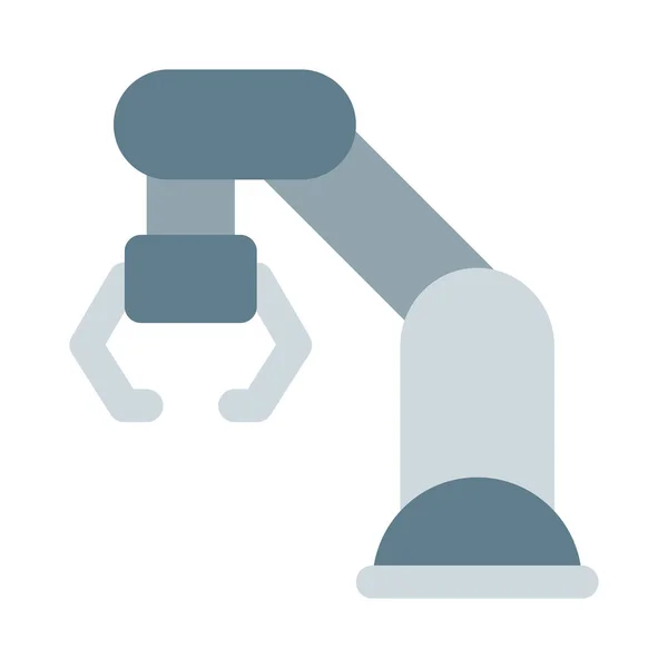 Φουτουριστικός Βραχίονας Ρομπότ Σύγχρονη Τεχνολογία — Διανυσματικό Αρχείο