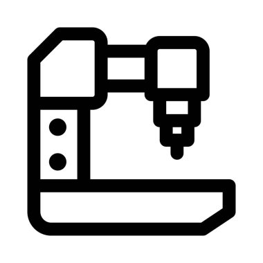 Üretim sürecinde lazer makinesi kullanımı.