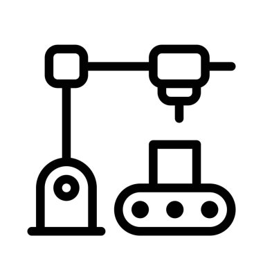 Lazer makinesiyle nesne kalıbı.