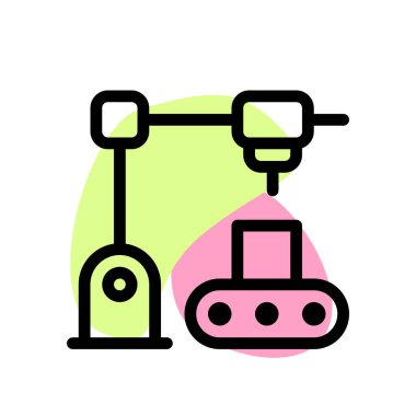 Lazer makinesiyle nesne kalıbı.