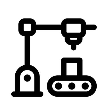 Lazer makinesiyle nesne kalıbı.