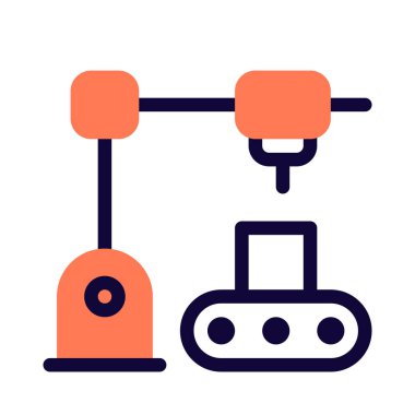 Lazer makinesiyle nesne kalıbı.