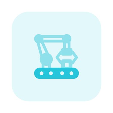 Tekrarlanan görevler için otomatik robotik kol.