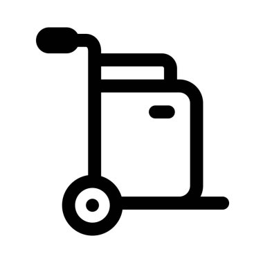 Trolley inşaat malzemeleri taşımak için kullanılıyor..